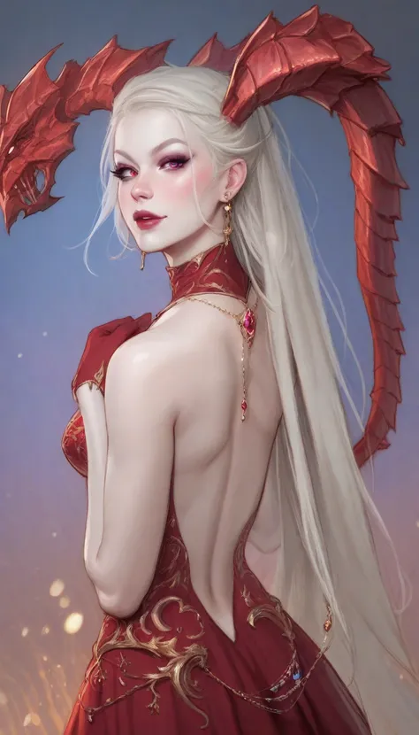 Diabolical creature. Lust devil. pale white skin. unhealthy appearance. dnd character.  dnd.