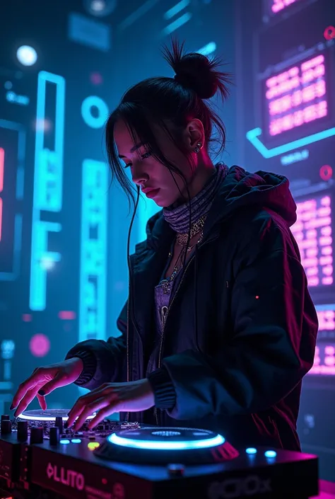 Cyber punk dj