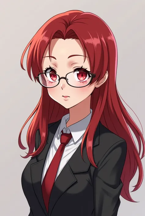  Name : Himeko Tatsuya  ( Himeko Tatsuya )
Physical characteristics

I'm :  Fire Red

Eyes :  a little sexy anime : 175 cm.

shape:  tall, airy, strong, elegant looking. She needs to dress like a typical office worker and wear glasses that help suppress hi...