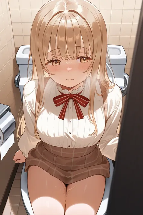 Shiina Mahiru、 toilet、 sex