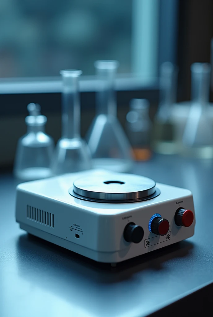 A magnetic stirrer