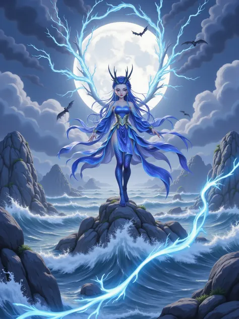 On the surging sea surface, a thrilling battle is raging. Aorun, the Dragon King of the West Sea, stands tall and firm on the crest of the waves like a vigorous eagle. The wind howls, whipping up huge waves dozens of meters high, and the sea roars like a s...