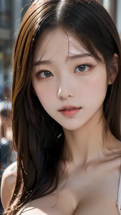 (8k, Realistic, RAW photo, best quality:1.4), Japanese, (female 1 person), (sexy lingerie:1.3), Facial beauty, (Realistic Faces), (Realistic eyes), beautiful eyes, (Realistic Skin), beautiful skin, (Big Breasts:1.6), ultra-high resolution, very detailed, G...