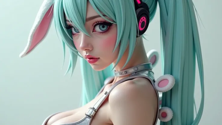  Hatsune Miku　 reverse bunny costume, nsfw,
Close Up Close Up
From Side View

