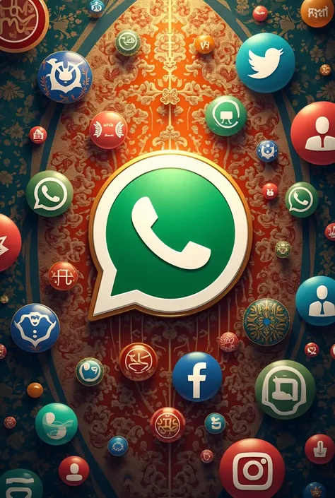 I want to design a WhatsApp  , background with more followers and watching WhatsApp cases, Facebook followers and Instagram in Arabic