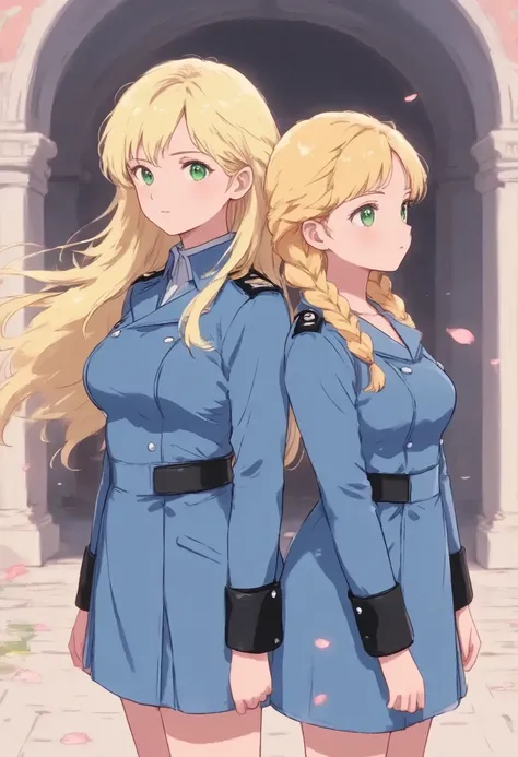 Mary , blond ,  green eyes , Bc military , have ,