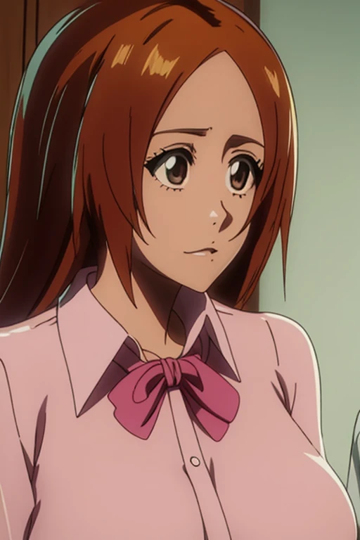 Inoue orihime heuge breasts and With a blouse 