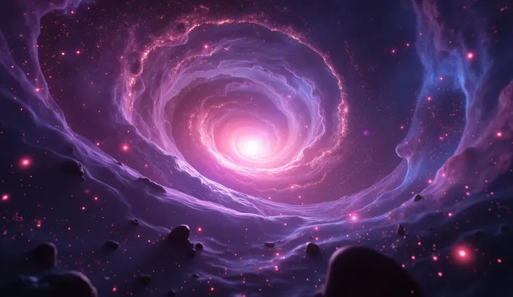 universe、Ultra-realistic galaxy 、 galaxy that scatters stars、universeの神秘、 the more you look at , the more impressive it gets