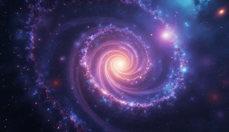 universe、Ultra-realistic galaxy 、 galaxy that scatters stars、universeの神秘、 the more you look at , the more impressive it gets
