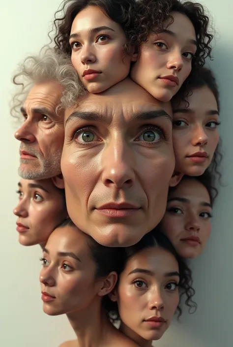 multiple faces
