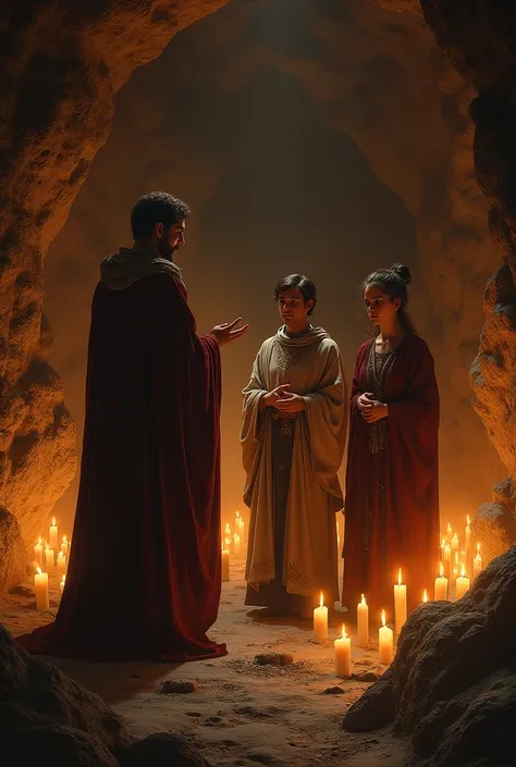 A Rome au IX siècle, dans une grotte éclairée par des bougies, Valentin fait signe à un couple de s’approcher. Il les regarde, sourit, puis commence à les unir en mariage.