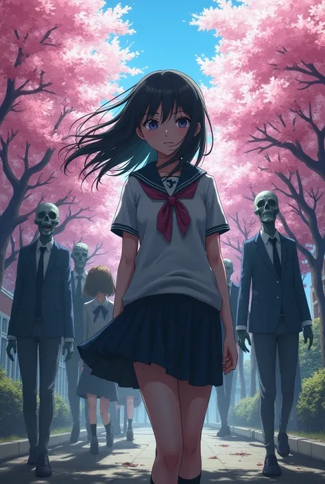 A Zombie anime SAKURAschool Simulater on Mio more accurate