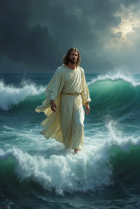 Jesus walking on water 