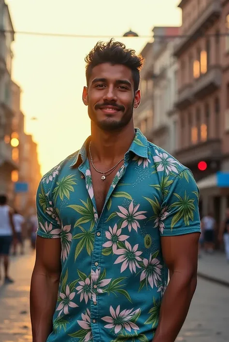 Homosexual man wearing a paysandu shirt