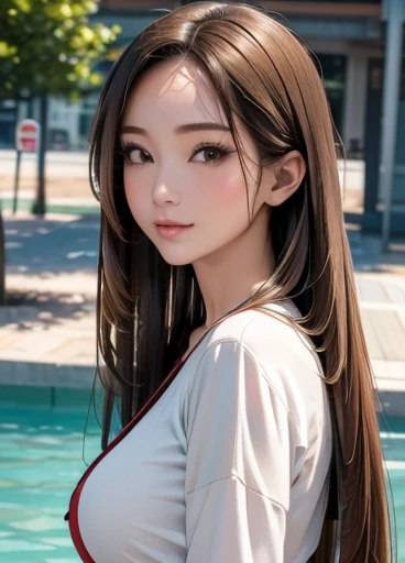    Masterpiece  , 最  high quality ,   ultra high resolution, (  by Nomi :1.4),   Beautiful Faces  ,   high quality の衣類,   Amazing European Woman ,   very cute in the water ,  portraits, 肌が柔らかくて  perfect face、  perfect face, Shoot your hair,  8k resolution ...