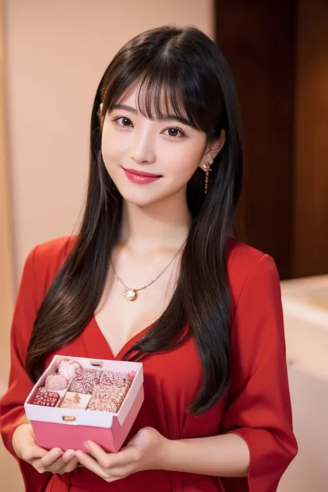                      high definition                   ,bangs、           black hair、           semi-long、             brown eyes   、 Big Breasts ,            cute comments model figure        、165cm      、20 years old、           cute face、smile、           ...