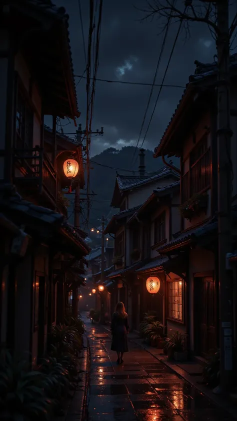  Night colors enveloped Kyoto in a thick layer of darkness ， Only a paper lantern in the wind Swaying dim light breaks the night colors of Kyoto。 The rain hit the tiled roof ， down the roof ，The earth penetrated ， already covered with blood 。 No one on the...