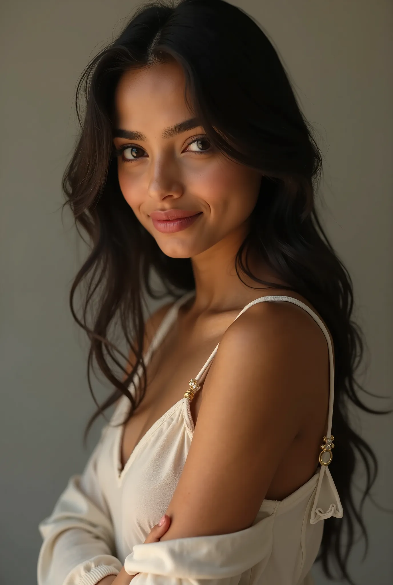 A Bengali girl showing her armpit 