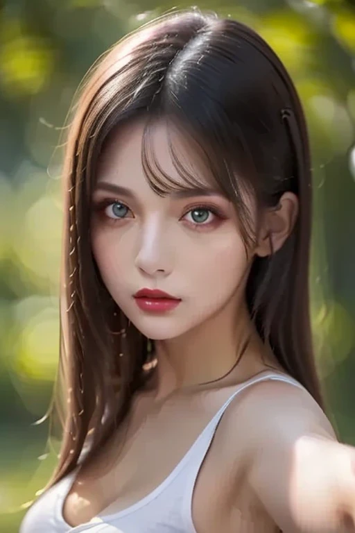   best quality,    ultra-fine , ( Realistic: 1.4), 8k resolution,   1 girl, (Random Hair: 1.3), (Realistic hair: 1.2), (Georgia Girl   : 1.2), ( REAL EYES  : 1.2), (Beautiful Face: 1.3),  Slender body , White and glowing skin,  Big Breasts, Neckline, (Mid ...