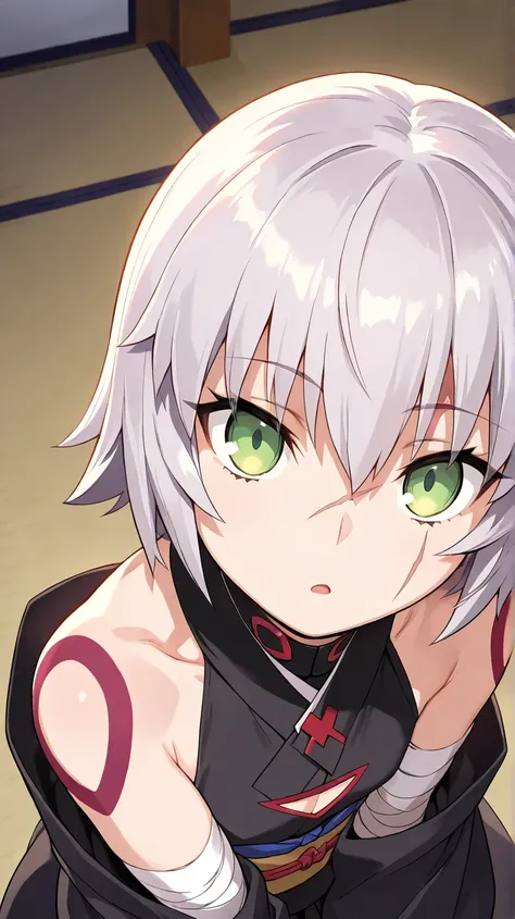 Jack The Ripper
high resolution, masterpiece, necessary, detail, best quality, quality, necessary,, High details, precise,
solo,1girl
Bgirl, JackTheRipper , Fate, Fate Grand Order, Fate, Fate Grand Order ,fate stay night, loli ,short hair, grey hair, green...