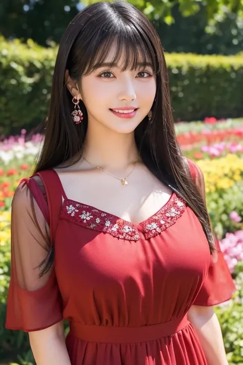                      high definition                   ,bangs、           black hair、           semi-long、             brown eyes   、 Big Breasts ,            cute comments model figure        、165cm      、20 years old、           cute face、smile、           ...