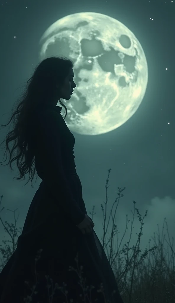 You, Sinister Moon,
 I'm in love with my torments !
 Having taken my souls peace ,
 What are you doing to me ?
May, you will give me the answer ,
 Why is all the light white
Got mad at me?
 What am I born for ?