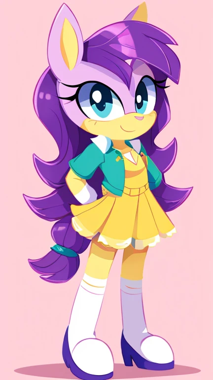 Female furry teenager sara the Bunny fluffysonic my little pony Equestria girls style 