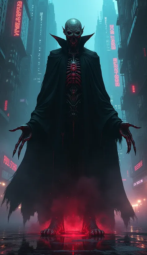 Nosferatu cyberpunk poster