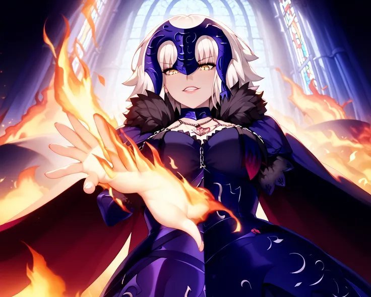 {{{{{jeanne d'arc alter (fate), fate/grand order}}}}}, masterpiece, best quality, ultra-detailed, extremely detailed, beautiful, extremely detailed CG 8k wallpaper, ultra detailed background, bloom effect, holylight, light rays, strong light coming in, dee...