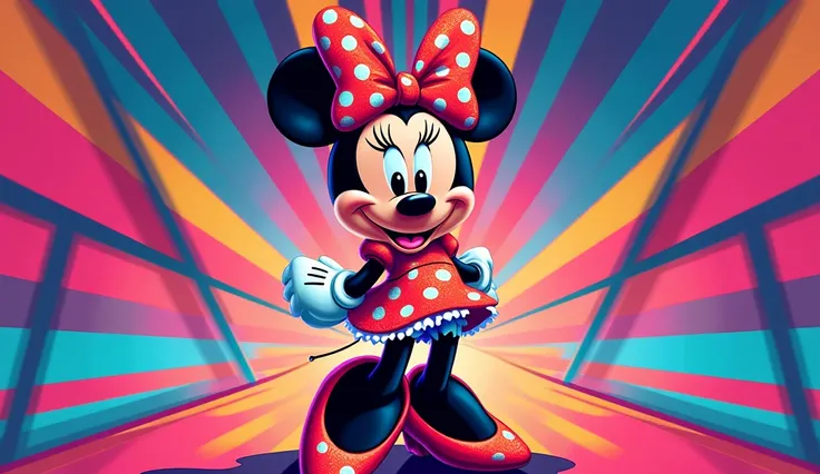 Minnie mouse Neo Pop Art 