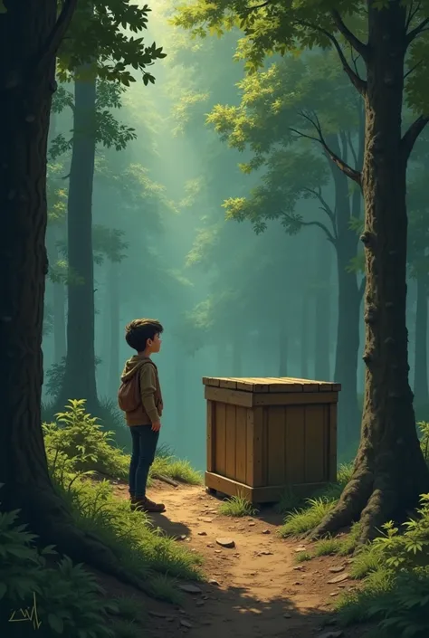 Chapter 1 The discovery of a wooden box  (The Discovery of the Wooden Box)
 in a small village in the middle of a deep forest, with a boy named  " peter " อาศัยอยู่กับคุณตาของเขาในบ้านไม้เก่าแก่ วันหนึ่ง ขณะที่ peter กำลังสำรวจห้องใต้หลังคา เขาพบกล่องไม้ลึ...