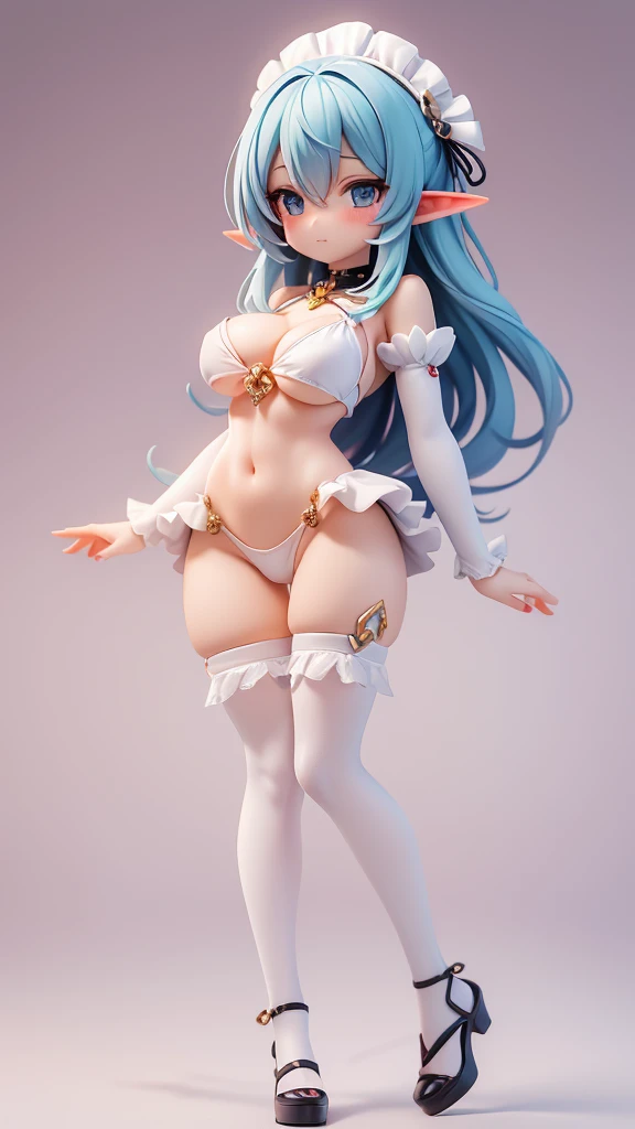 AI's information, accumulation, analysis, AI's perfect original, lovely, healthy, sagging breasts. Tight wesut. Soft, gluteal. Personality, outstanding body. Fantasy. Residents. One loli elf . Furu bodyfront view is divine