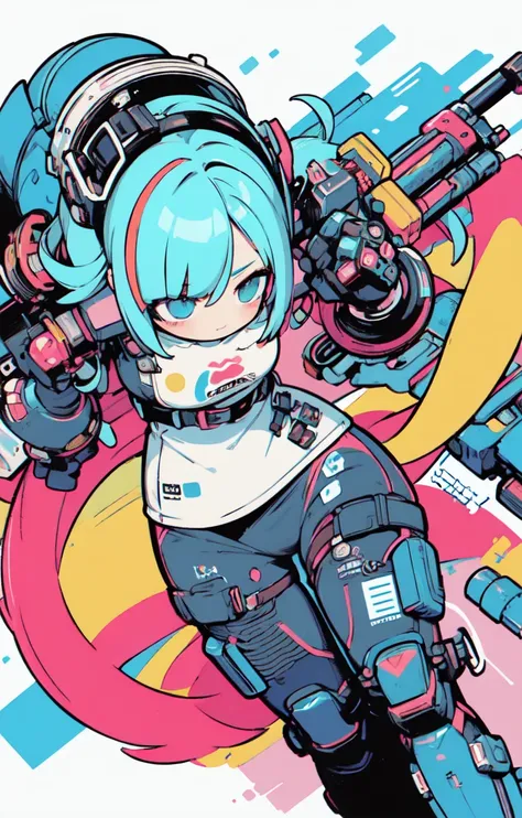 (   High Quality   , 8k, 4K,    high contrast , masterpiece:1.2), (   High Quality   ,   the best aesthetics,    perfect anatomy), (  blow away dynamic angle), ((    ladies 1 )), ((   cyberpunk)), ((   flat color)), ((   colorful art   )),    Rider Jacket ...