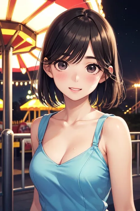 Takane Manaka, shiny brown long hair, beautiful brown eyes, smiling face, sparkling pupils, (fine grain), highly detailed eyes, highly detailed face, highly detailed eyes,, (masterpiece:1.2, best quality), 1 girl, cowboy shot,, 


cowboy shot,


High resol...