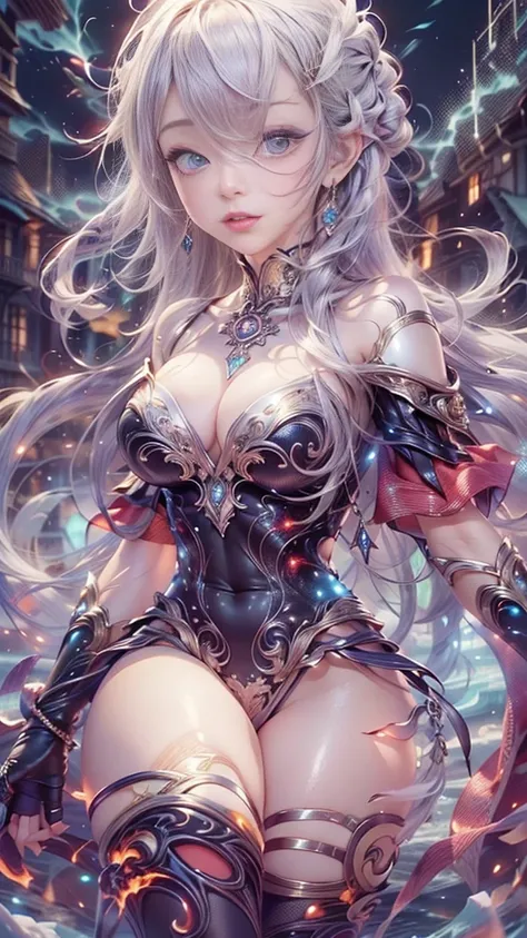 (32K, Dark Fantasy:1.5,  top quality,  masterpiece:1.5,  ultra high resolution),  Mythical world:1.3, ( perfect dynamic composition:1.4,  Mystery:1.3), Detailed skin and facial textures:1.3,  elegantでセクシースリムな女性魔法使い:1.3,  Phoenix,  beautiful and aesthetic:1...