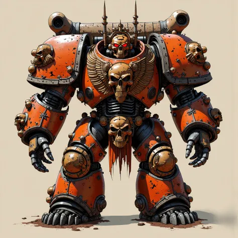 Modeled after a powerful StarCraft Mecha Clan fighter, African Mecha 「 Rift Valley Will 」
set up： Tribal Totem Aggregate ， equipped with Sahara energy core and animal psychic summoning system。
 keywords：

Material： African Red Clay Pottery 、 Bone Carving T...