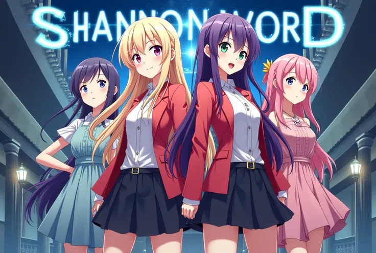 I would like to create an anime poster that says
free tv series. Shannon world.
with charismatic characters in the background.
[,DVD ]
[date]