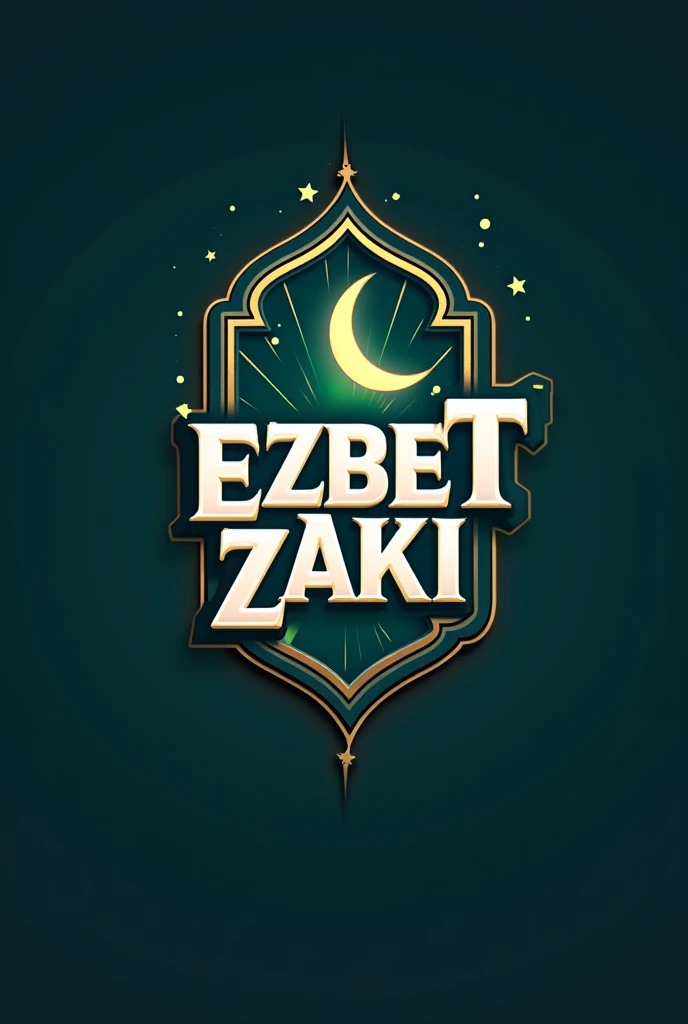  A football logo that says Ezbet Zaki and a Ramadan tournament  