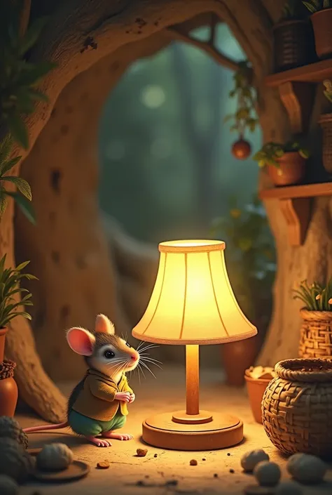 Lamp in the mouse