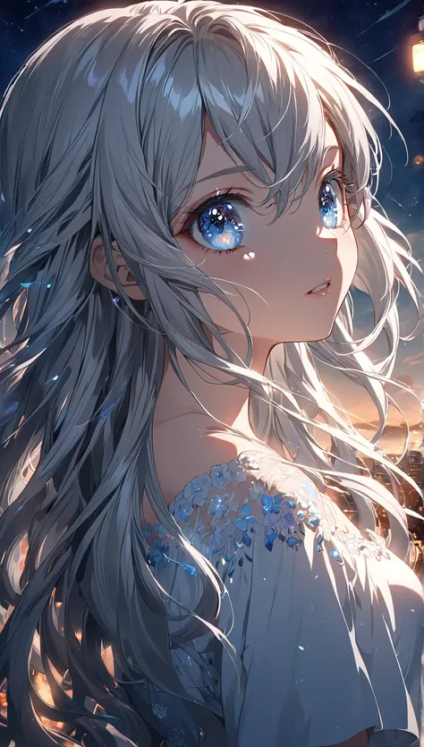   anime girl  with long hair and blue eyes,   beautiful animation   style,   beautiful animation   portrait, beautiful   anime girl , Nightcore, sky blue girl,  Animation Art Style,   beautiful animation  ,   anime girl ,   beautiful animation   art style,...