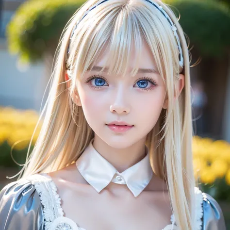 8k, top quality,The real picture, Intricate Details,超A high resolution, depth field,Masseter muscle area,natural soft light, professional lighting,1 white girl ,( cute:1.2),( Gothic Lolita Fashion), bright expression , Young, shiny, shiny white shiny skin ...