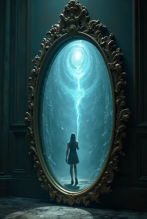 A portal to another world hidden within a mirror.