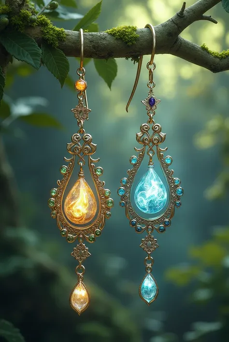 Turn Genshin's herbal elemental signs into earrings