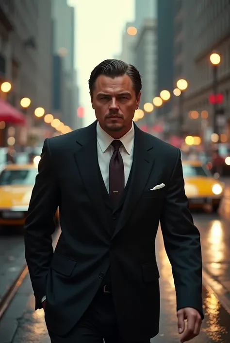 Create images of the Wolf of Wall Street played by Leonardo DiCaprio