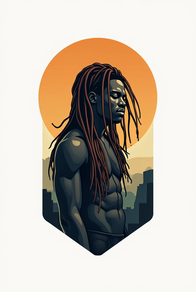 Logo for a dreadlocks studio in Belgrade 