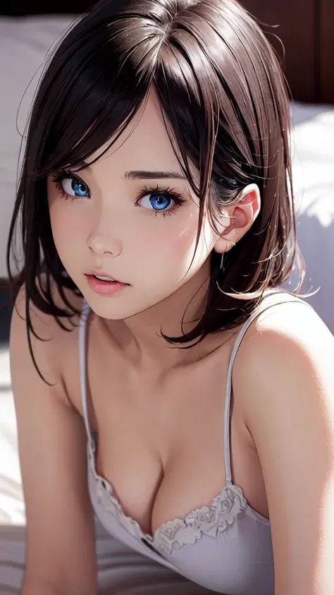 (In 8K, highest quality, masterpiece:1.2), (realistic, Photoreal:1.37), (masterpiece:1.4), the most beautiful girl in the world, glossy lips, highly detailed eyes, disorganized, HDR, Super detailed illustrations, highly detailed face, Raw photo, film grain...