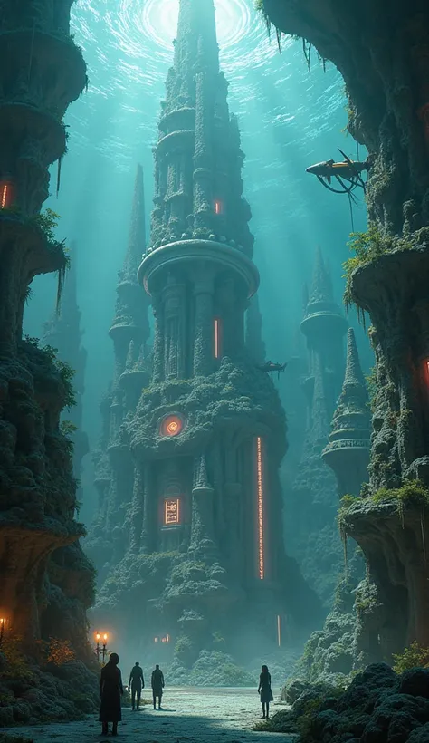 fantastic neo-baroque atlantis.biopunk. Ancient mythology +sci-fi