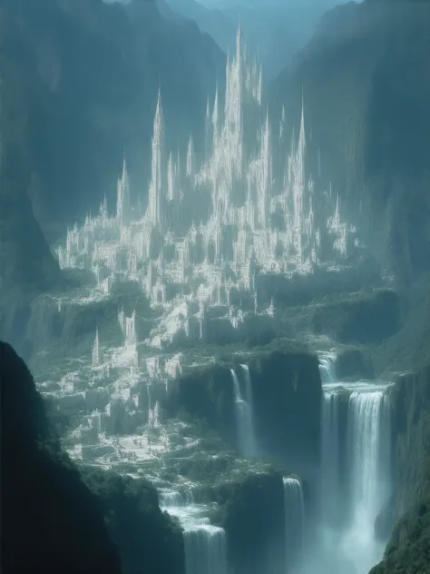 (8k, top quality, Masterpiece , Final fantasy Style: 1.2),Atmospheric perspective, 8k, Very detailed, Accurate, Highest quality, masterpiece, Very detailed,Sharp focus, High resolution, fantasy Elves , Amano Yoshitaka's Masterpieces, is expressed in eve...