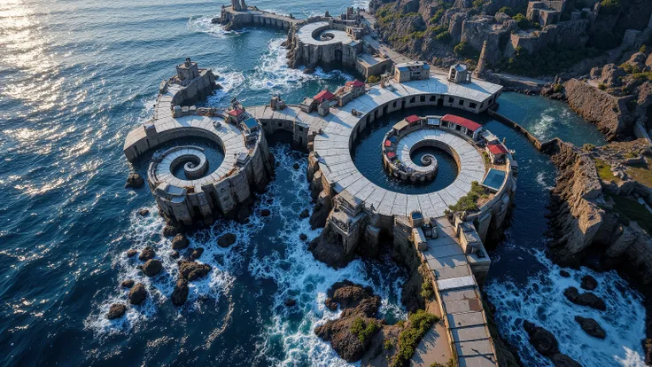 
Ultra-wide fractal seascape shot on Hasselblad X2D 100C with XCD 21mm lens at f/8, 21:9 aspect ratio


[Endless Fibonacci spirals emerging from turbulent foam] forming fractal coastline where [13 primary spirals dominate foreground] with [144+ dissolving ...