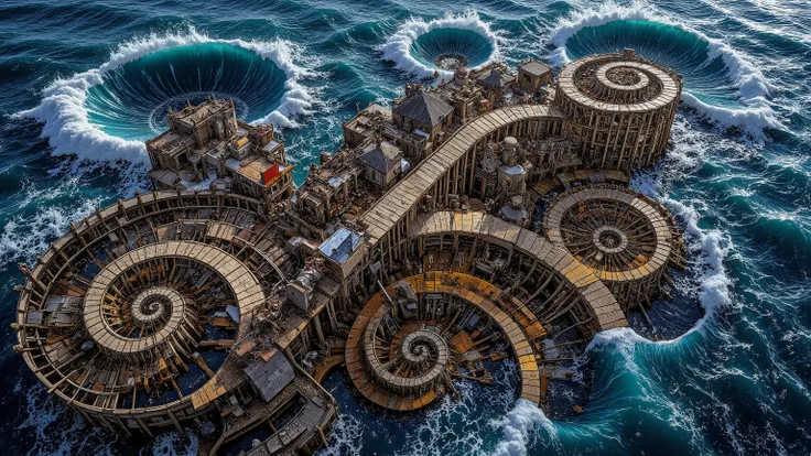 
Ultra-wide fractal seascape shot on Hasselblad X2D 100C with XCD 21mm lens at f/8, 21:9 aspect ratio


[Endless Fibonacci spirals emerging from turbulent foam] forming fractal coastline where [13 primary spirals dominate foreground] with [144+ dissolving ...